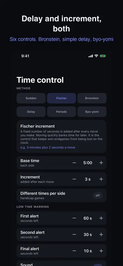 Chess Clock: Time Controls 화면 2